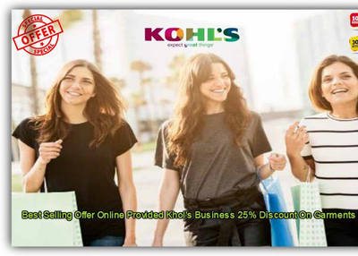 Online Selling Sites Khol's Provided Latest Discount Offer On Clothes On July