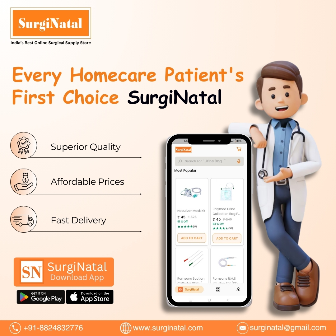 Every Home Patient Trusts SurgiNatal – India’s Leading Wholesale Medical Supplies Online