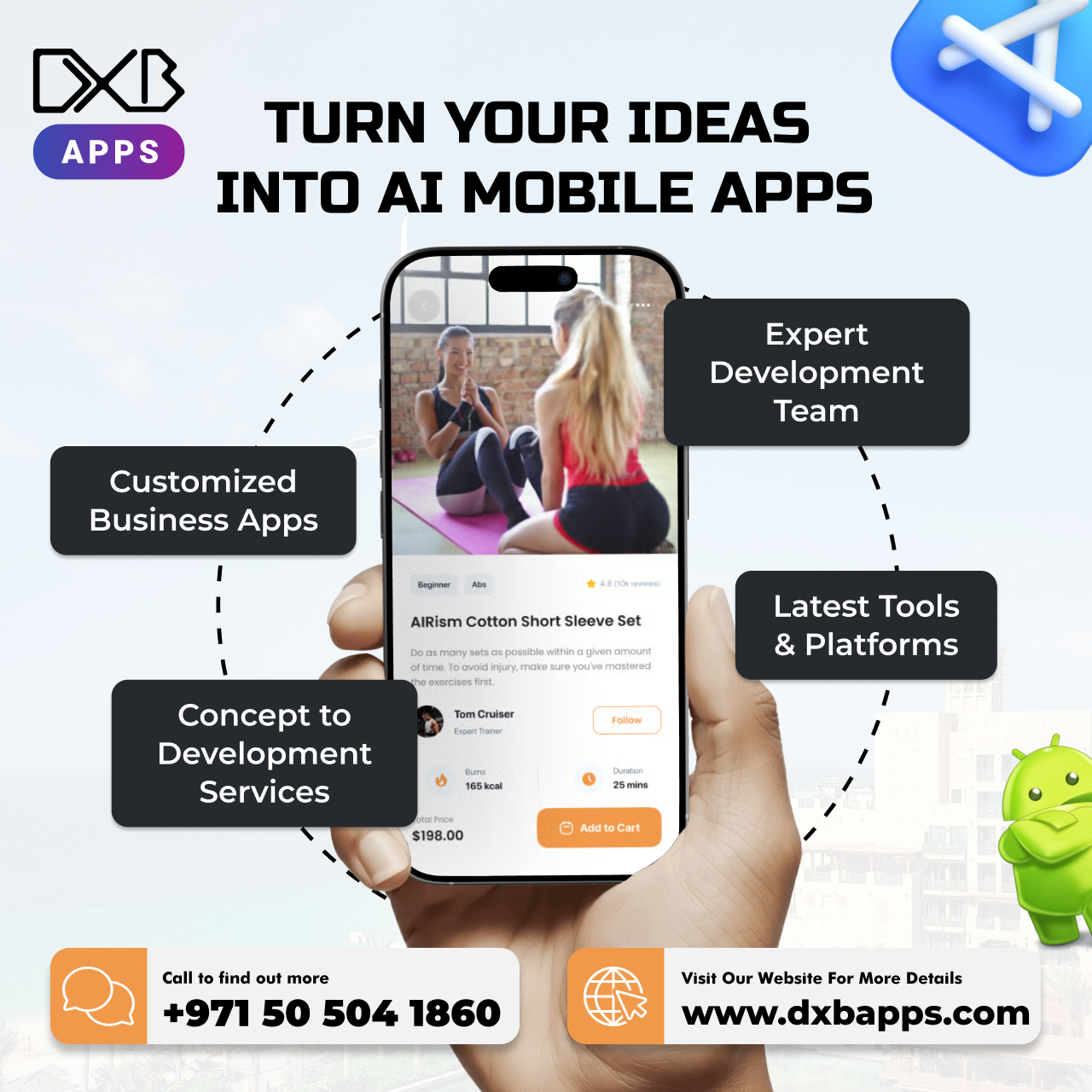 DXB APPS is a Top Mobile App Development Agency in UAE for best apps