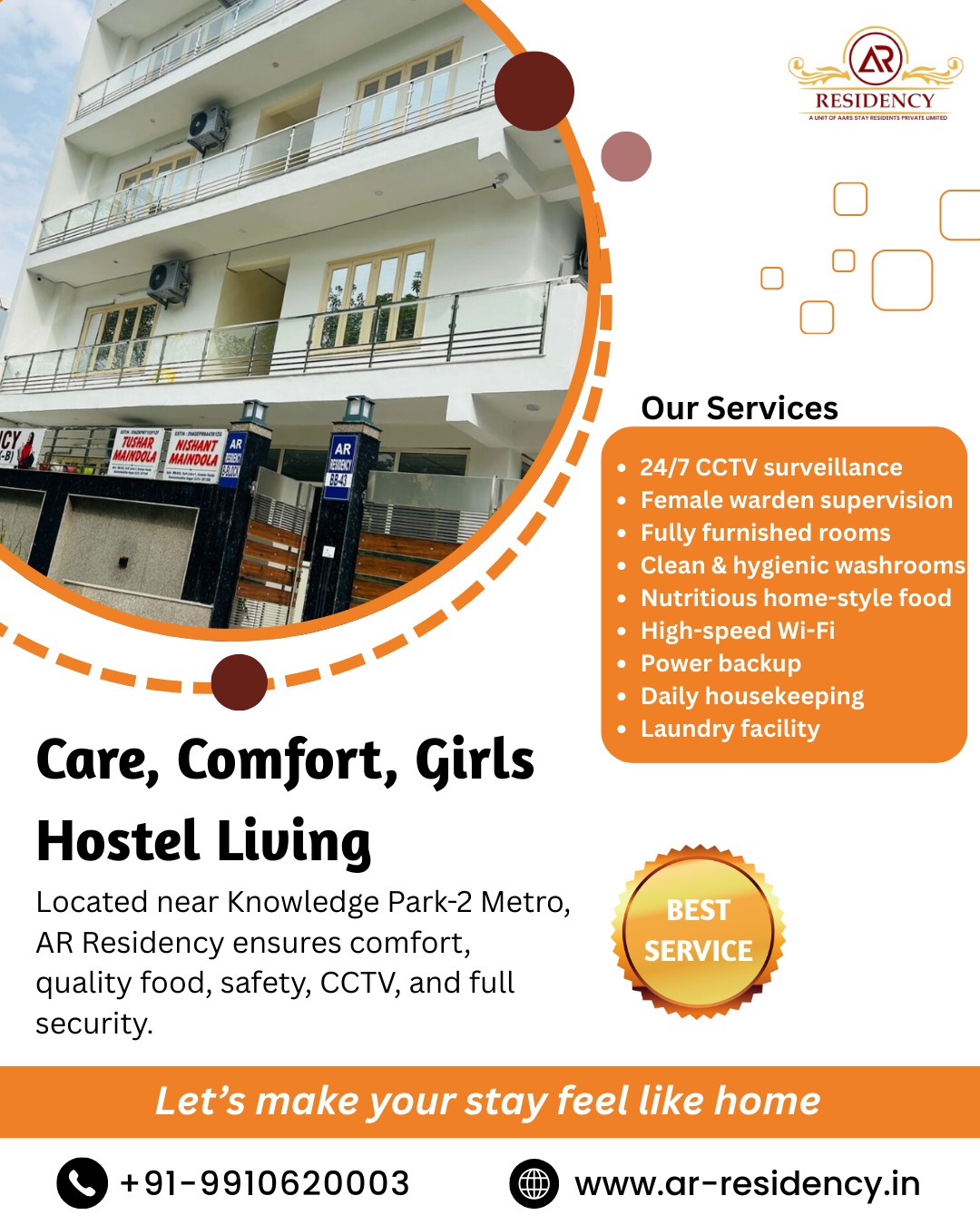 Girls Hostel Near Knowledge Park 2 – Complete Guide for Students