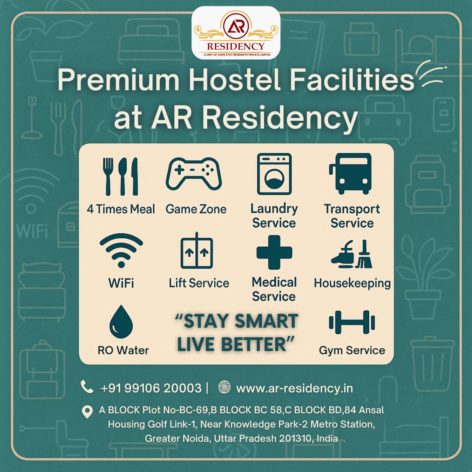 Best Girls Hostel Near Knowledge Park 2 – Safe, Affordable & Student-Friendly Accommodation