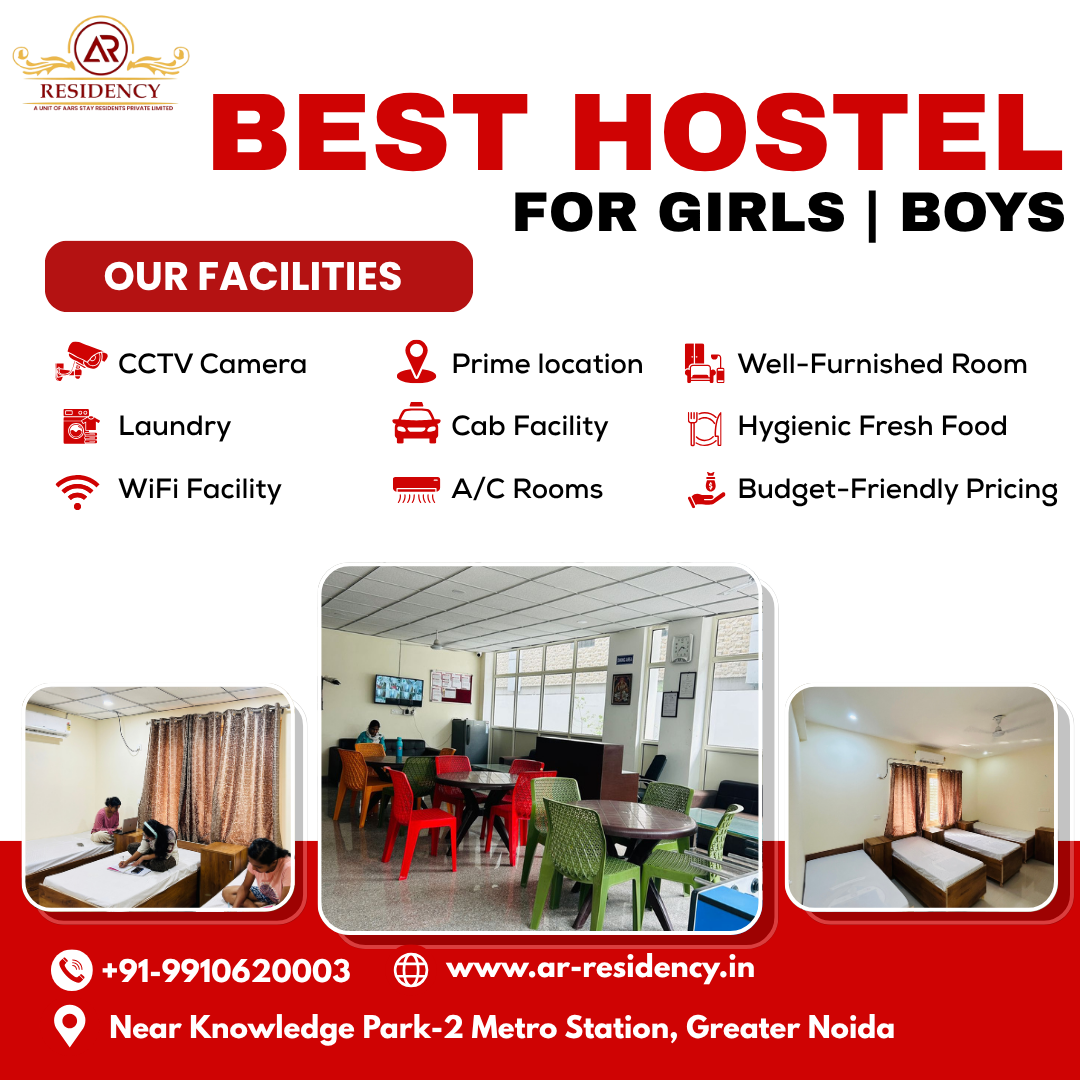 Best Girls Hostel Near Sharda University – Safe, Comfortable & Affordable Accommodation for Students
