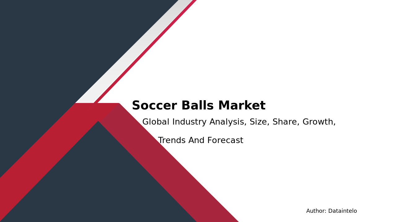Soccer Balls Market Analysis, Size, and Share Forecast 2032