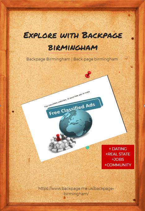 Explore your business with Backpage Birmingham