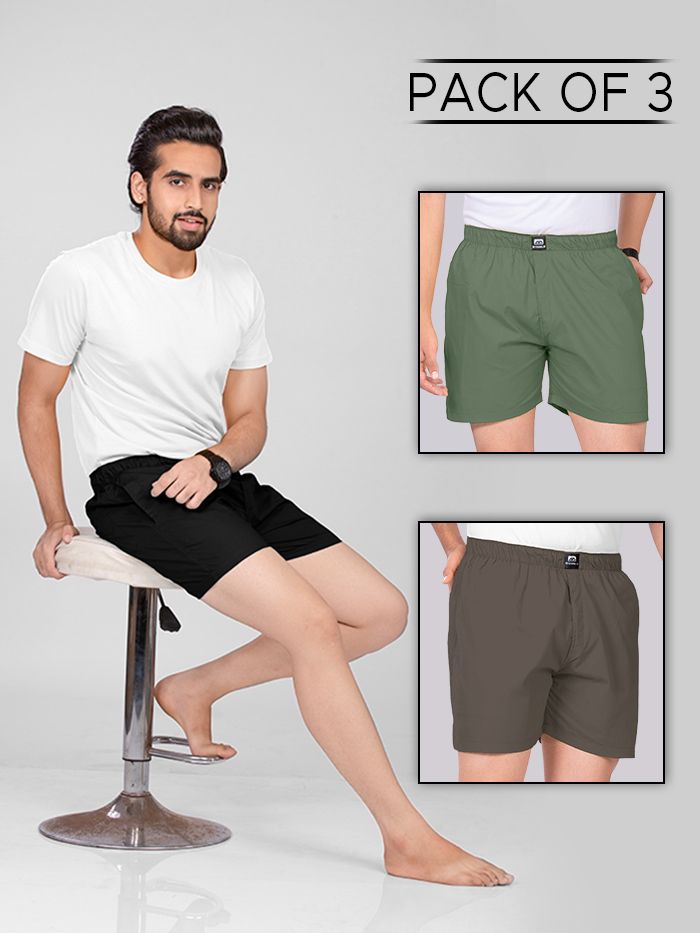 Buy Men's Boxer Shorts Online | Beyoung