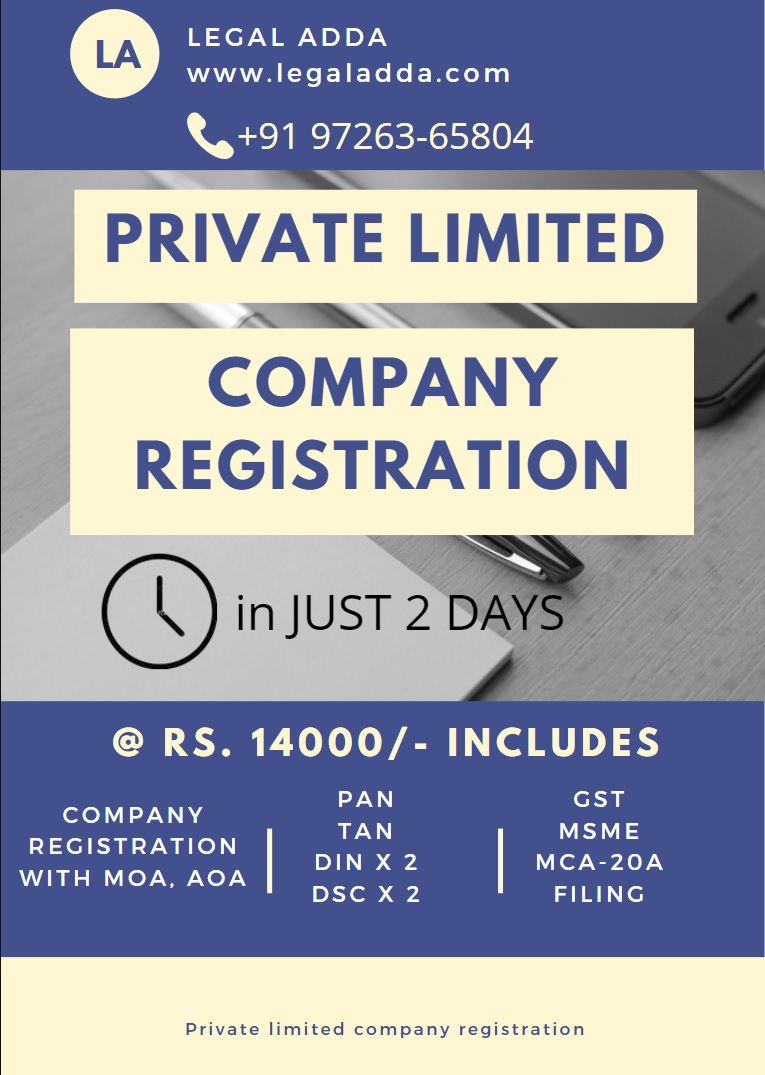 Private limited company registration in Ahmedabad