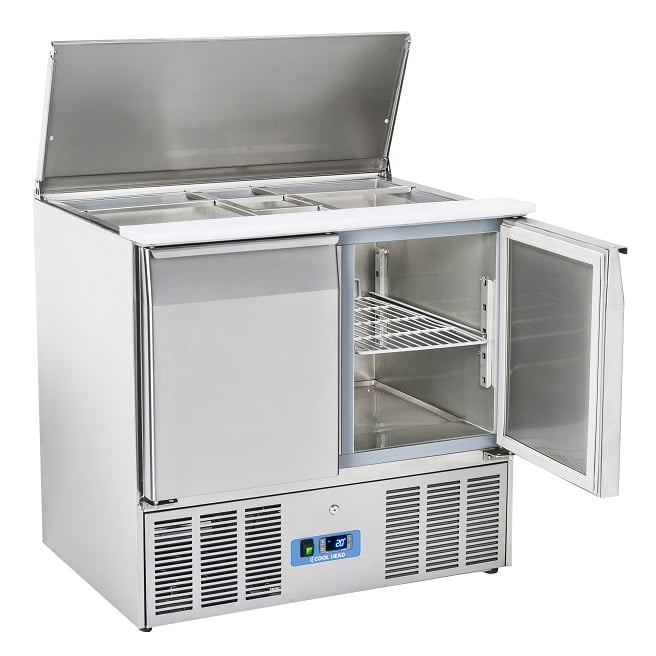 Saladette 2 Porte: Den Perfekte Løsningen for Effektiv Matoppbevaring | Gastro Line