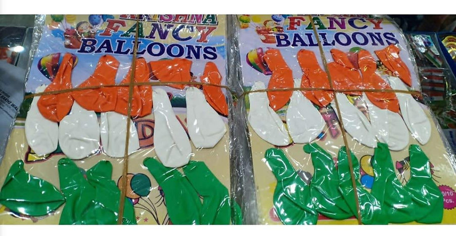 Balloons for National Day Decoration: Tricolor Special