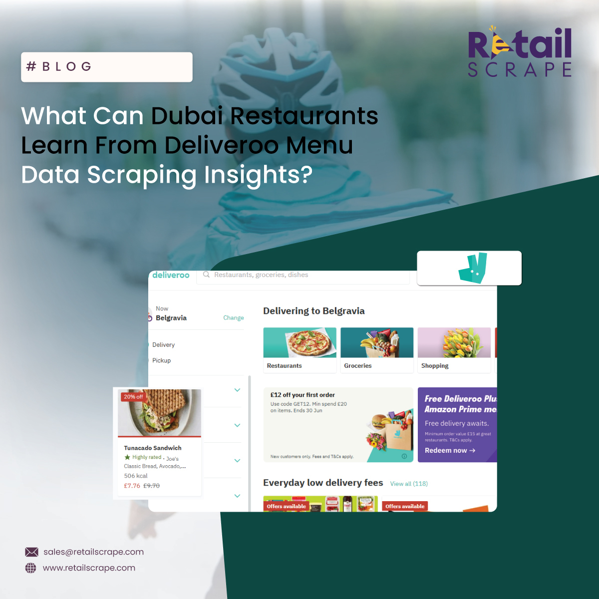 Deliveroo Menu Data Scraping For Restaurant Success In Dubai