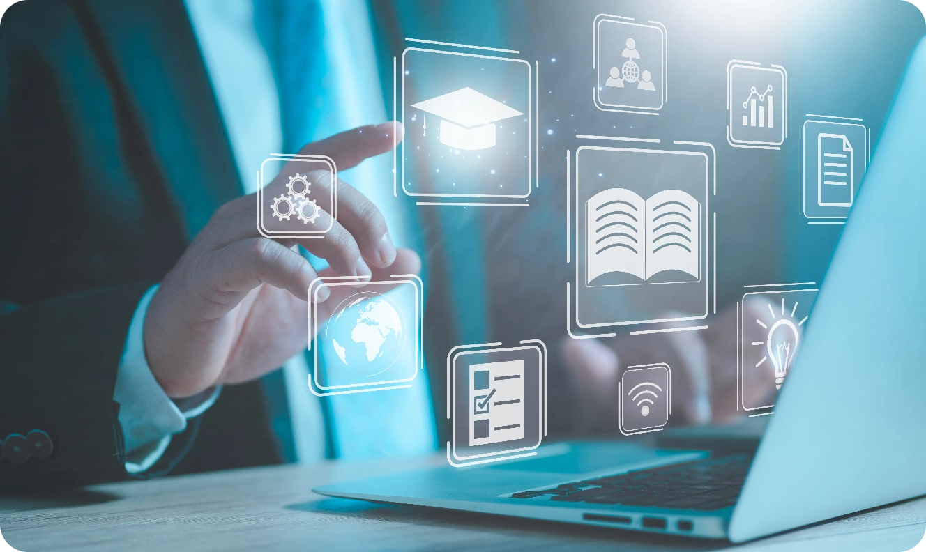 Digitized legacy textbook content for a self-paced online learning course