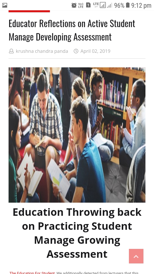 Educator Reflections on Active Student Manage Developing Assessment