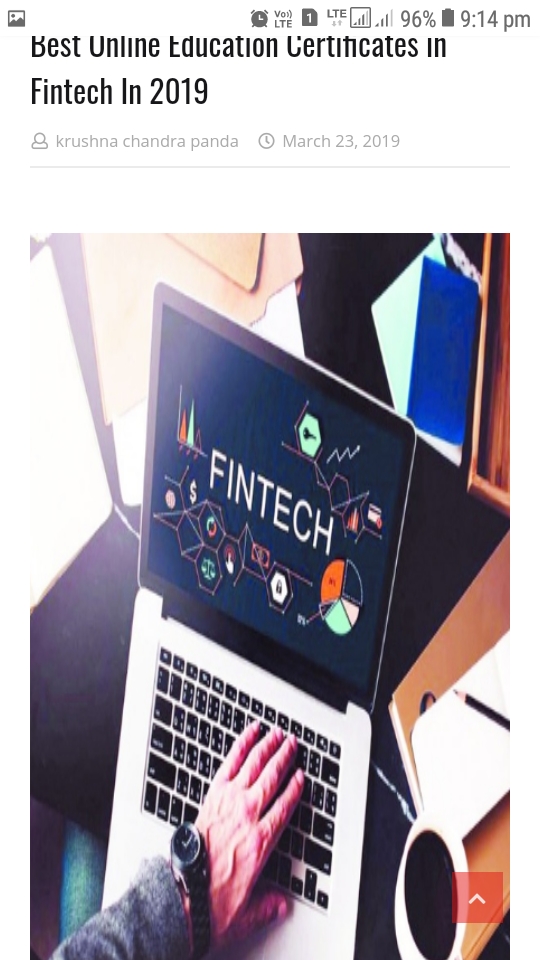 Best Online Education Certificates in Fintech In 2019