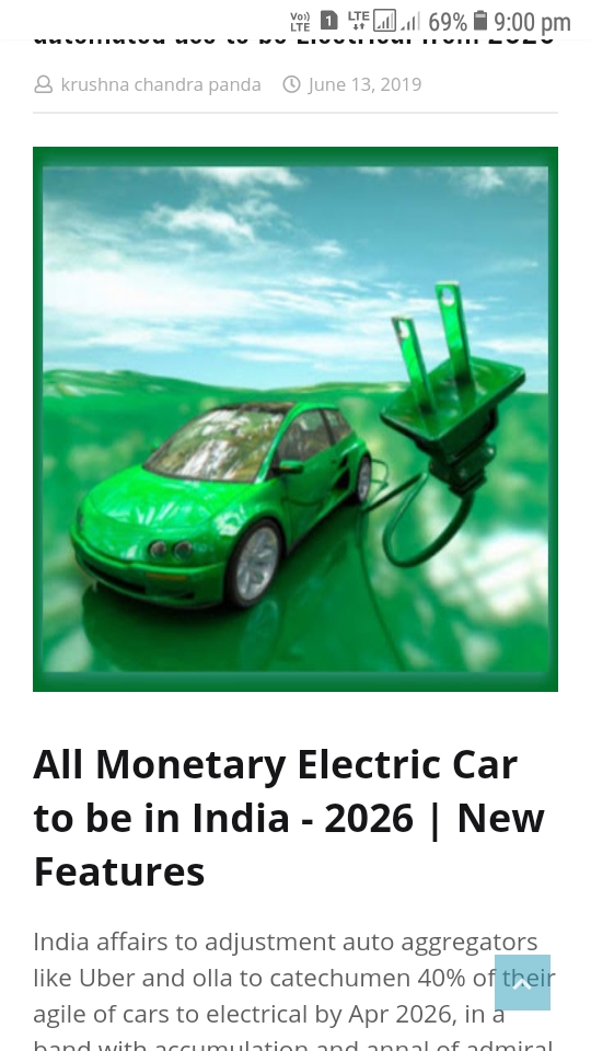 Electric Vehicle New Car sold-out for automated use to be Electrical from 2026