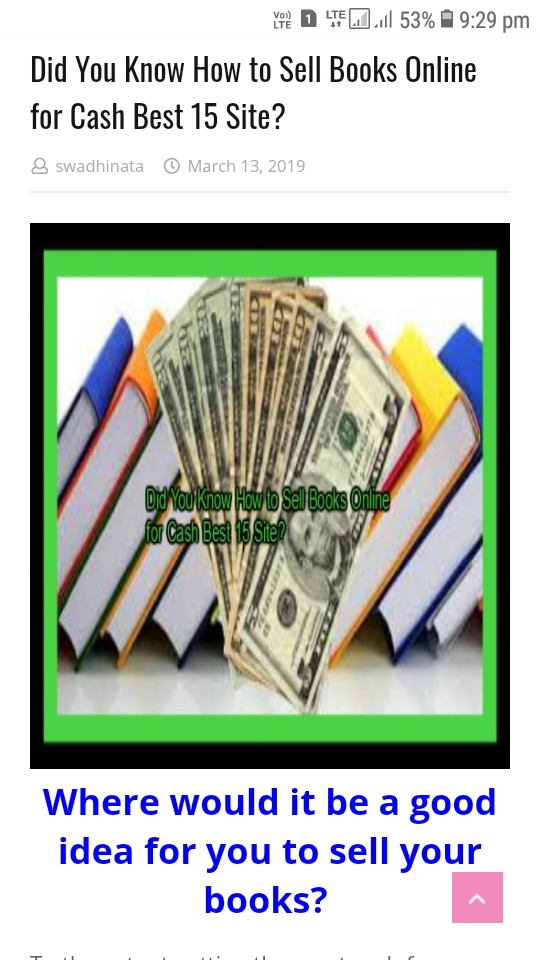 Did You Know How to Sell Books Online for Cash Best 15 Site?