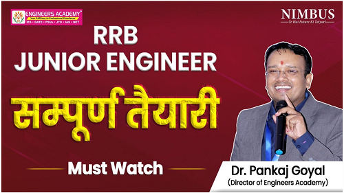 RRB JE 2025 Notification for Exam Preparation: With Engineers Academy