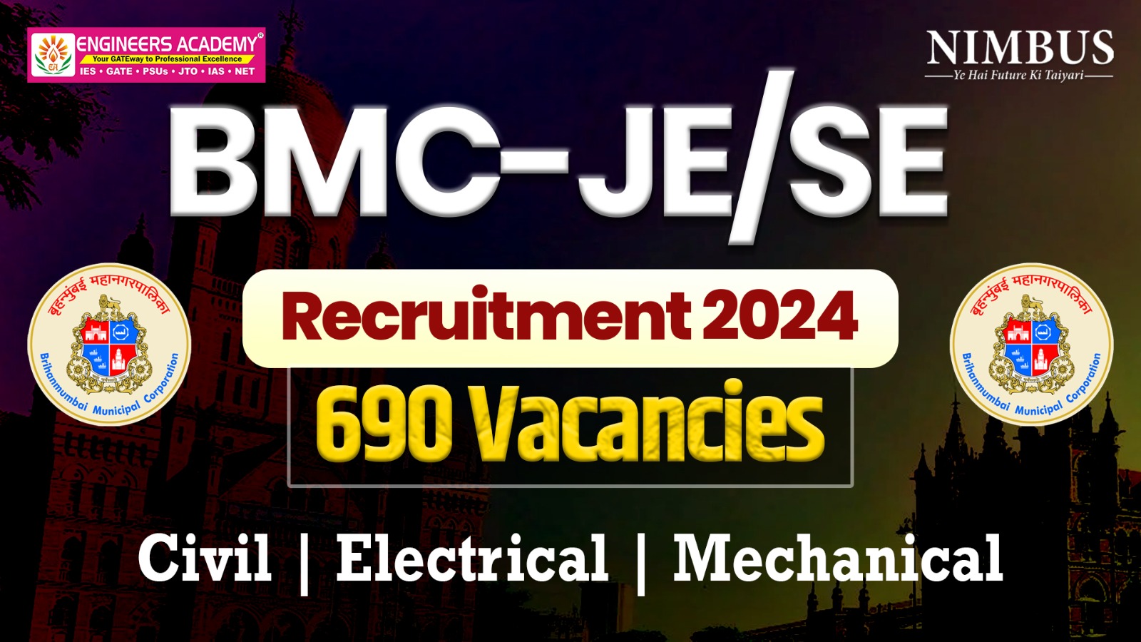 Complete Guide to BMC JE Vacancy 2024: Exam Pattern and How to Apply