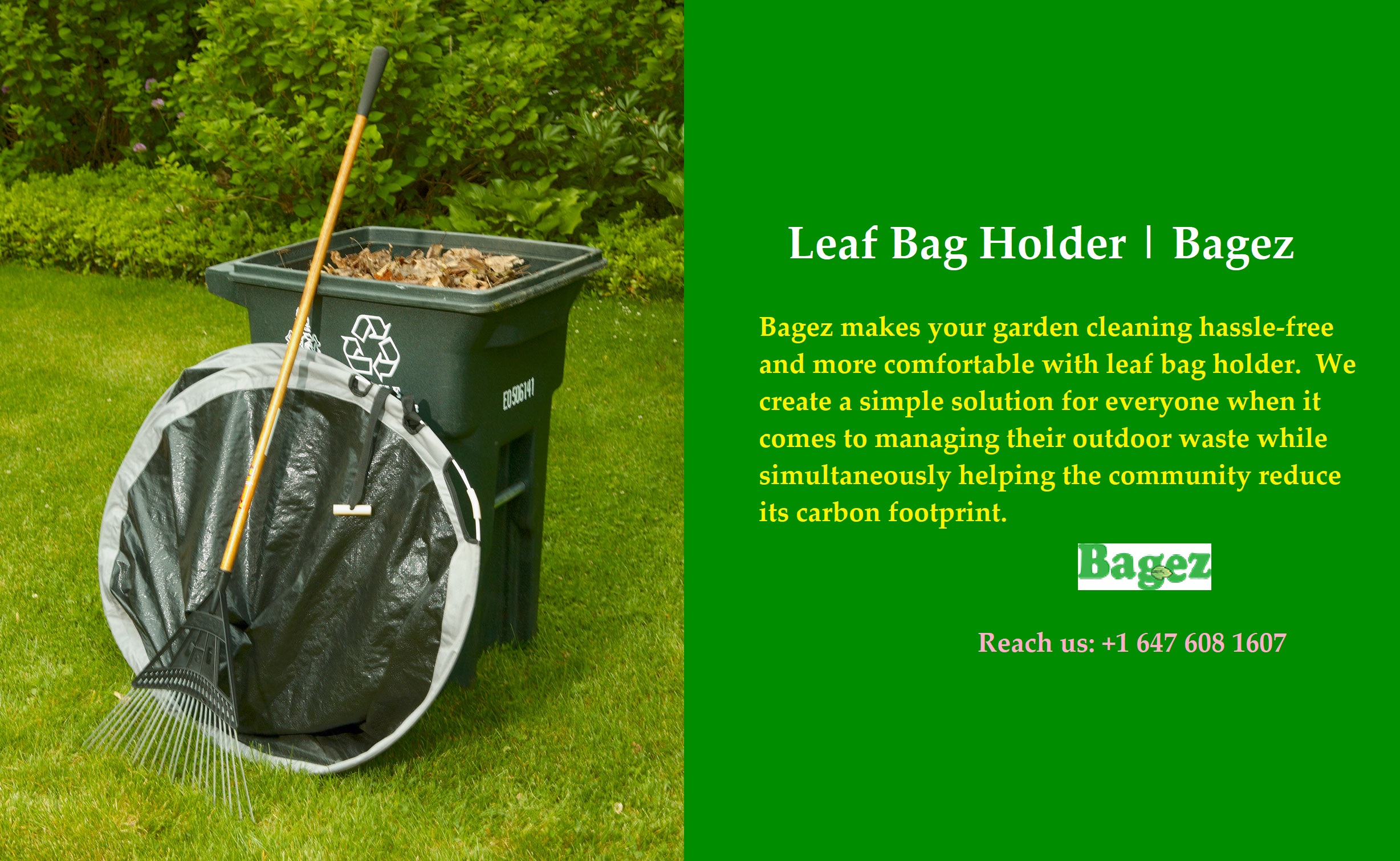 Leaf Bag Holder | Bagez