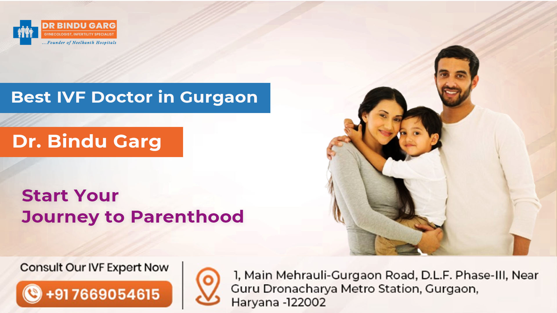 Most Reputed IVF Specialist in Gurgaon in Gurgaon: Dr. Bindu Garg