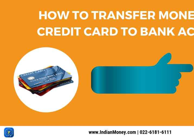 Transfer Money From Credit Card To Bank Account