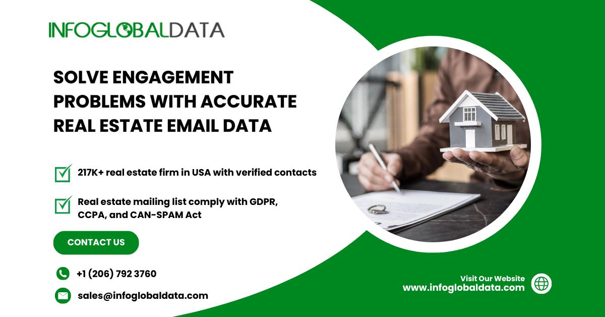 Solve Engagement Problems with Accurate Real Estate Email Data | InfoGlobalData