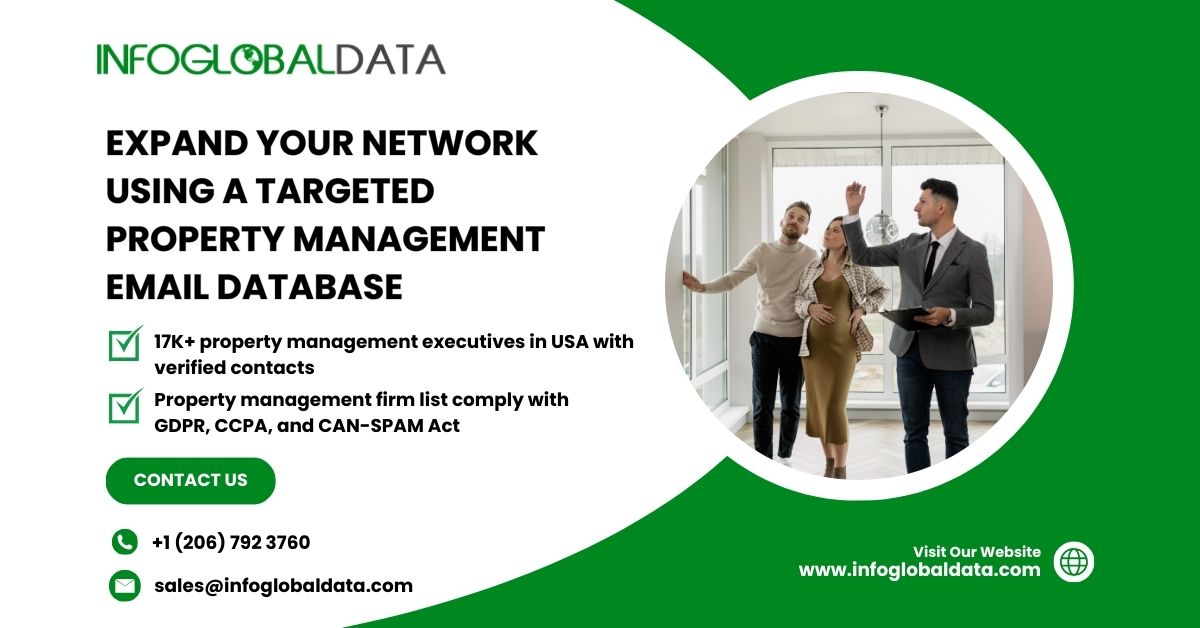 Boost Lead Generation with a High-Quality Property Management Email Database from InfoGlobalData