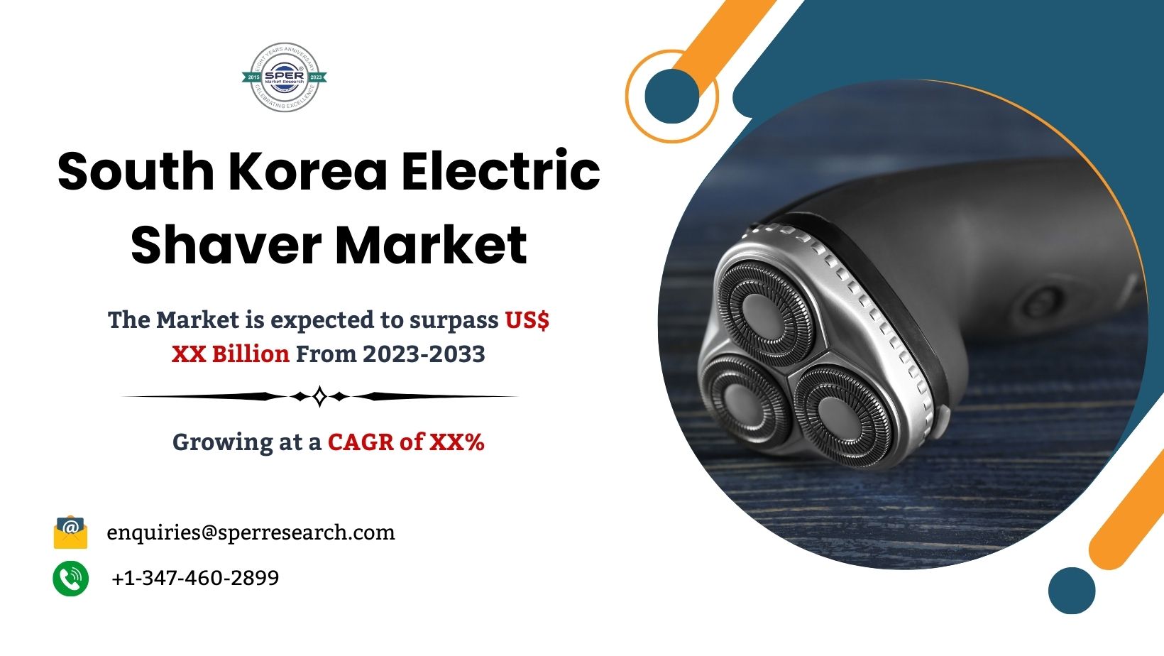 South Korea Electric Shaver Market Trends, Size, Share Analysis- (2033) Revenue, Growth Drivers, Challenges, CAGR Status, Opportunities and Future Investment Strategies: SPER Market Research