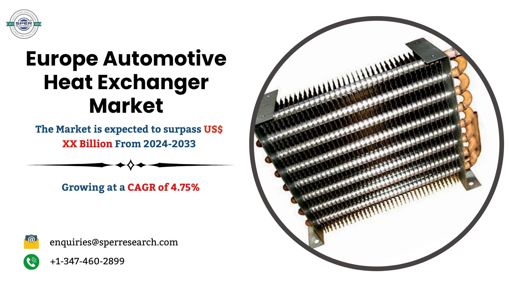 Europe Automotive Heat Exchanger Market Size, Share, Trends, Revenue, Demand, Growth Drivers, Challenges, Key Manufacturers and Business Opportunities Till 2033: SPER Market Research
