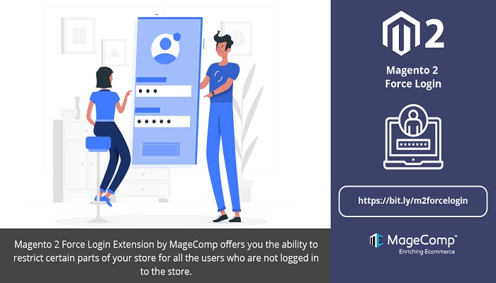 Magento 2 Force Login Extension by MageComp