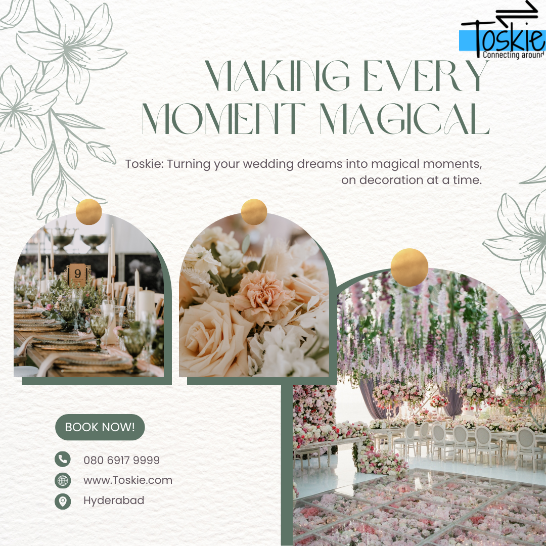 How to Choose the Best Flower Decor for Weddings in Hyderabad — Toskie.