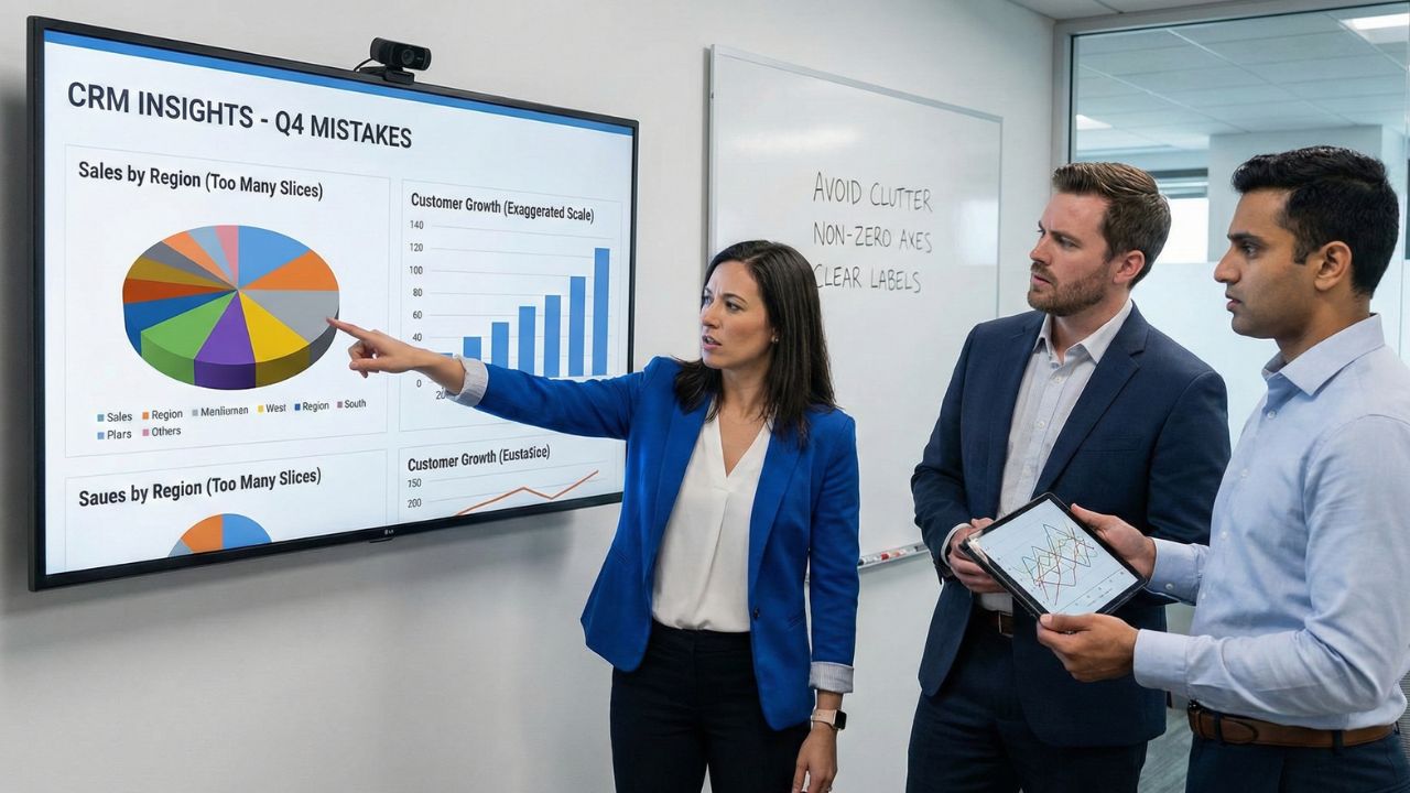 What Data Visualization Mistakes Hurt CRM Dashboard Insights?