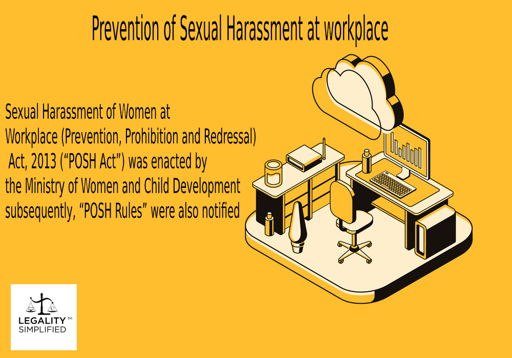 Prevention of Sexual Harassment at workplace