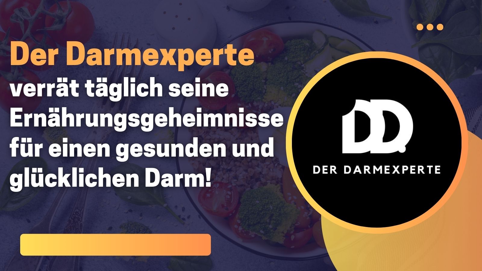Der Darmexperte teilt täglich seine Darm-Geheimnisse!