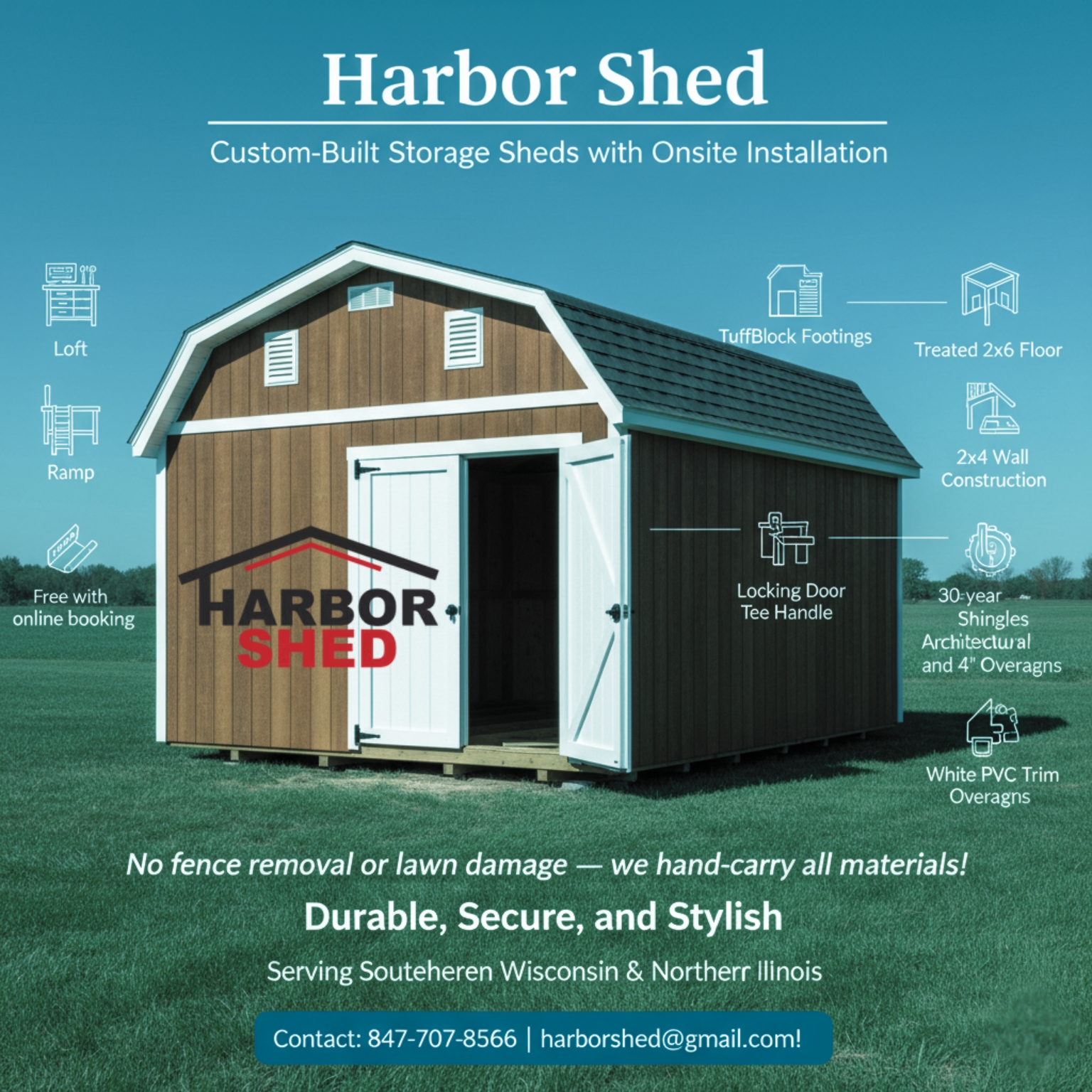 Custom-Built Storage Sheds: Durable Options for Wisconsin