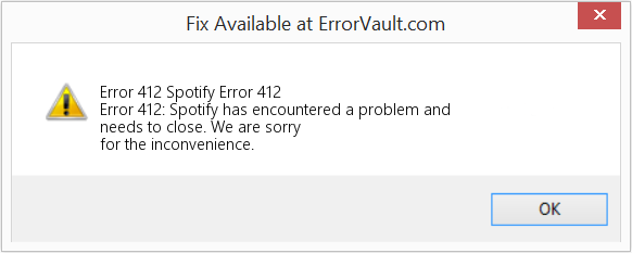How to Fix Spotify Error 412
