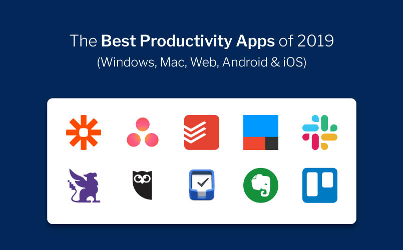 6 Best Productivity Apps in 2019