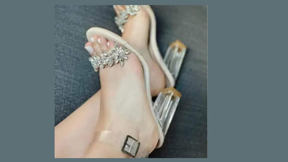 Transparent Heels For Girls
