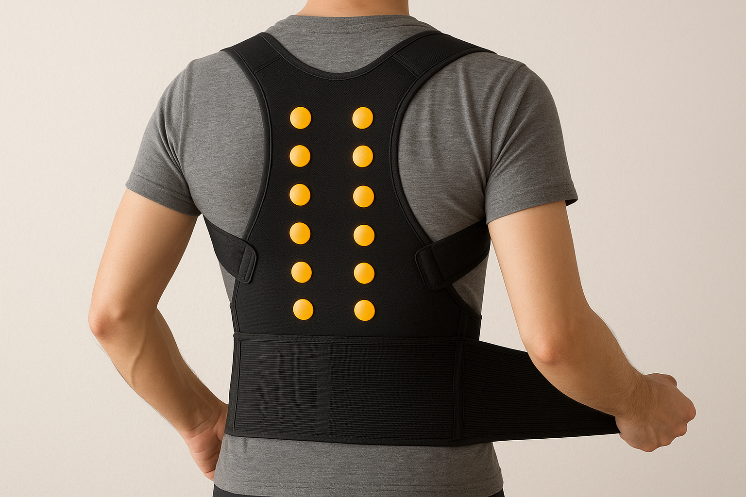 Magnetic Back Support for Everyday Relief and Improved Posture