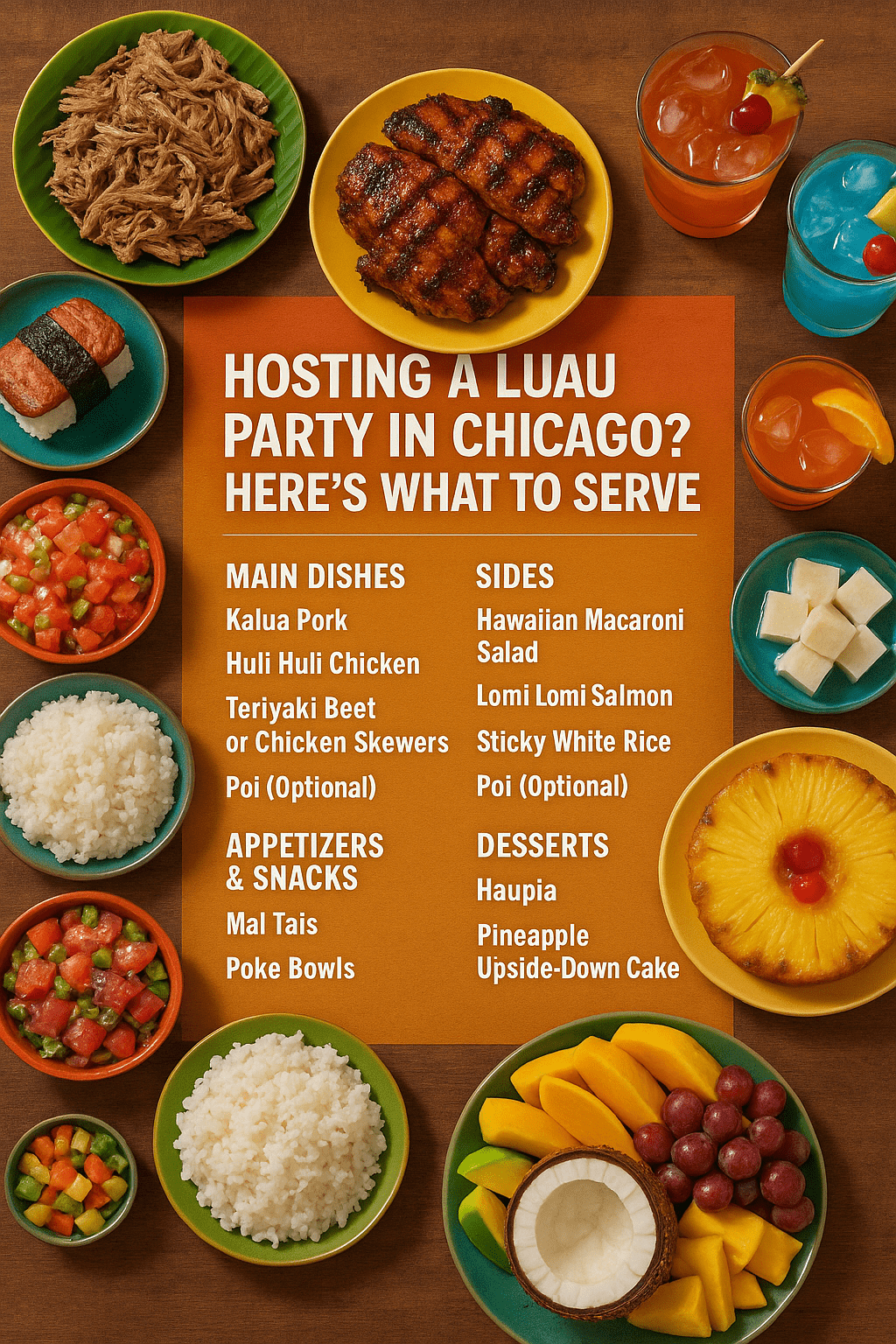 Hosting a Luau Party in Chicago? Here’s What to Serve