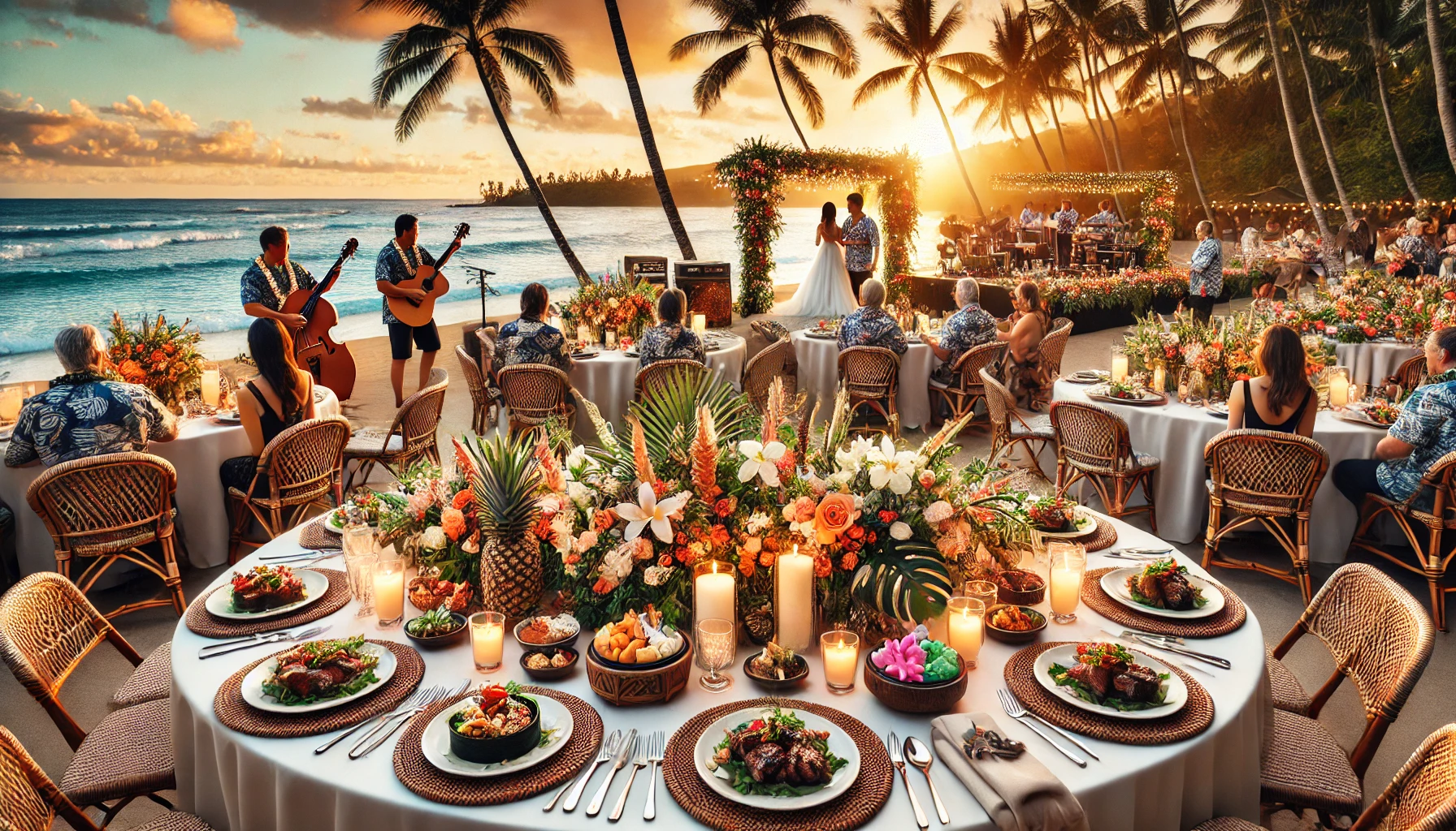 Hawaiian Catering for Weddings: A Unique and Memorable Experience