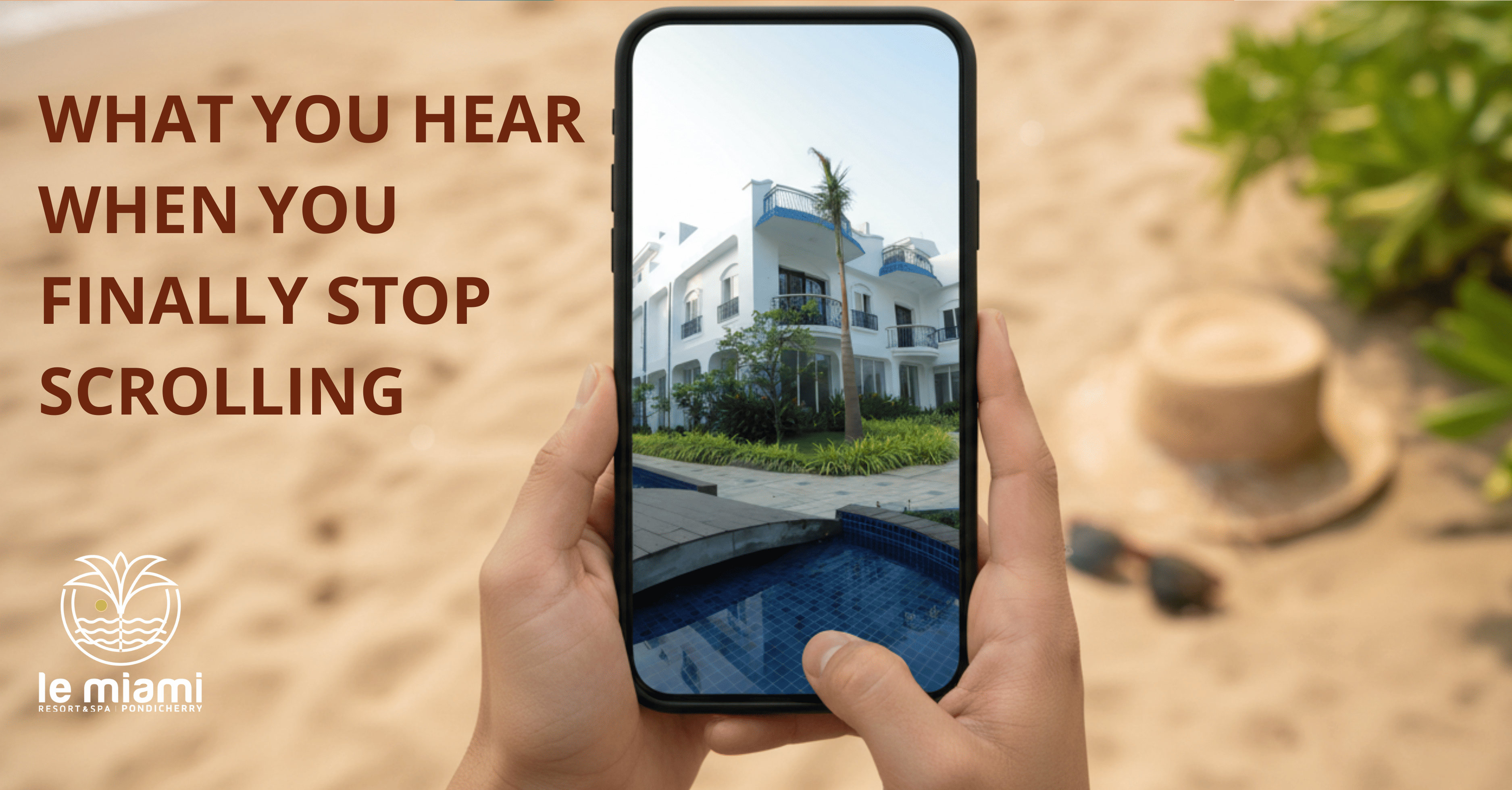 What You Hear When You Finally Stop Scrolling at the Best Beach Resorts in Pondicherry?