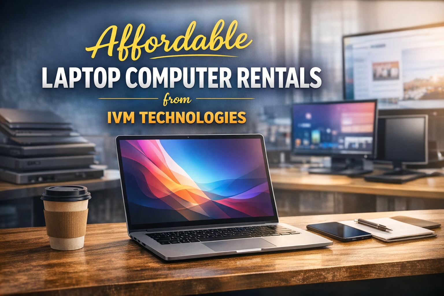 Affordable Laptop Computer Rentals from IVM Technologies for Businesses and Events