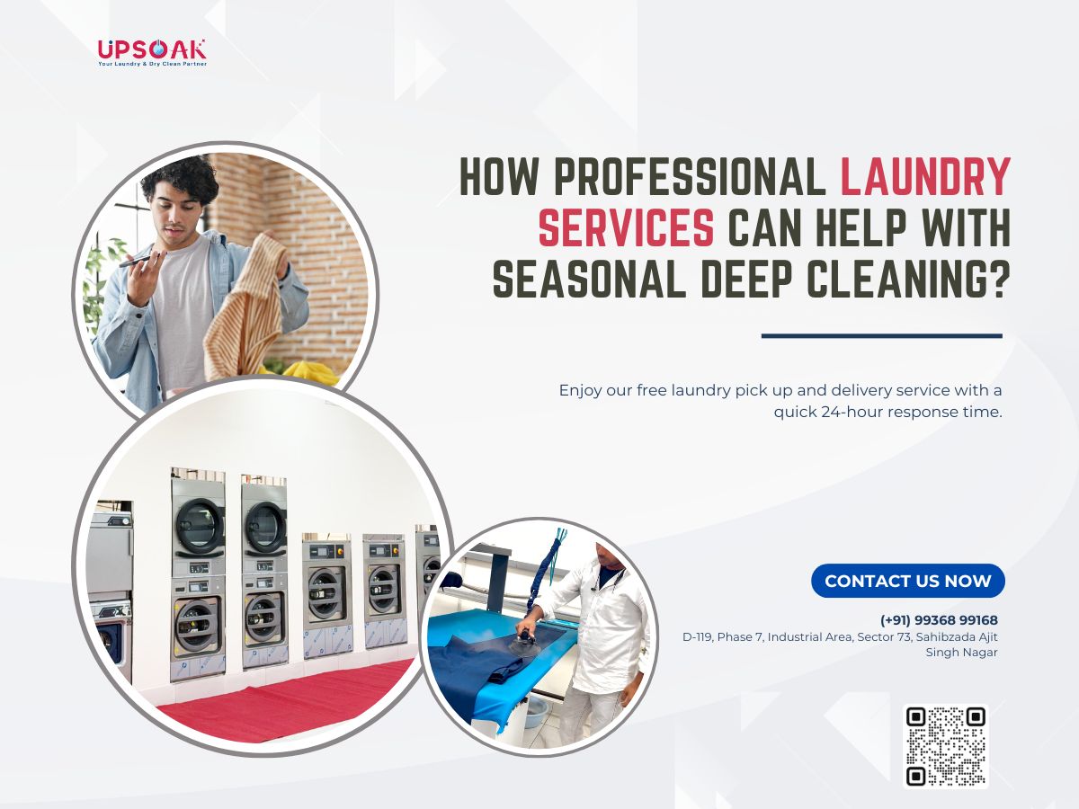 How Professional Laundry Services Can Help with Seasonal Deep Cleaning?