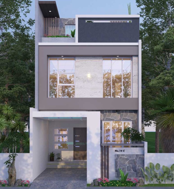 Inspirasi Desain Depan Rumah Minimalis 6 Meter yang Menawan