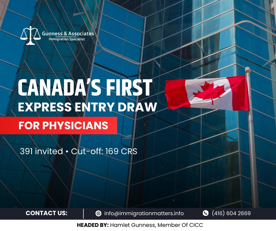 Canada Conducts First Express Entry Draw for Physicians With Canadian Work Experience in 2026