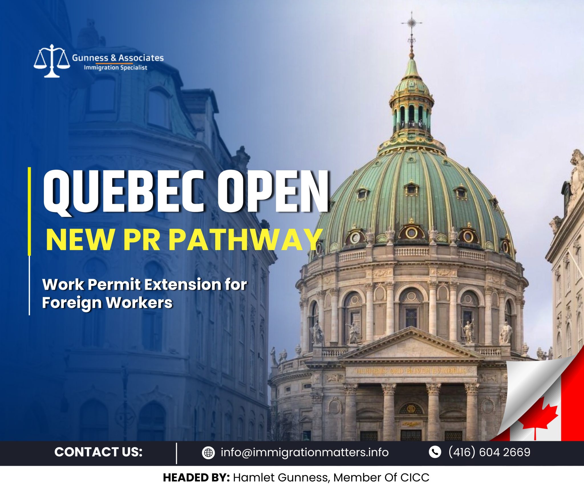 Canada 2026: Quebec Immigration News – New Work Permit Extension with Direct PR Pathway for Foreign Workers