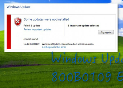 How to Troubleshoot Windows 800B0109 Error?