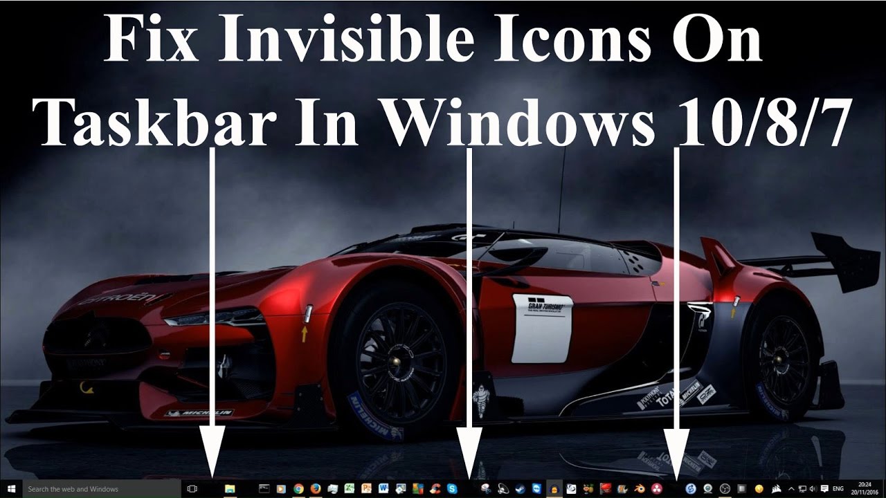 Fix: Taskbar Icons are Blank, Invisible, or Missing in Windows 10