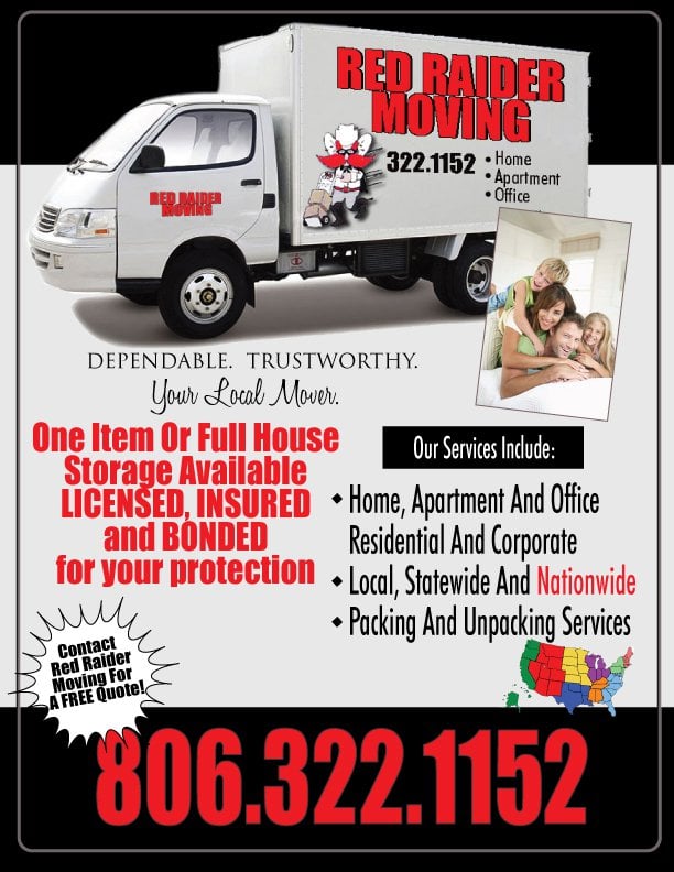 Red Raider Moving Company Amarillo