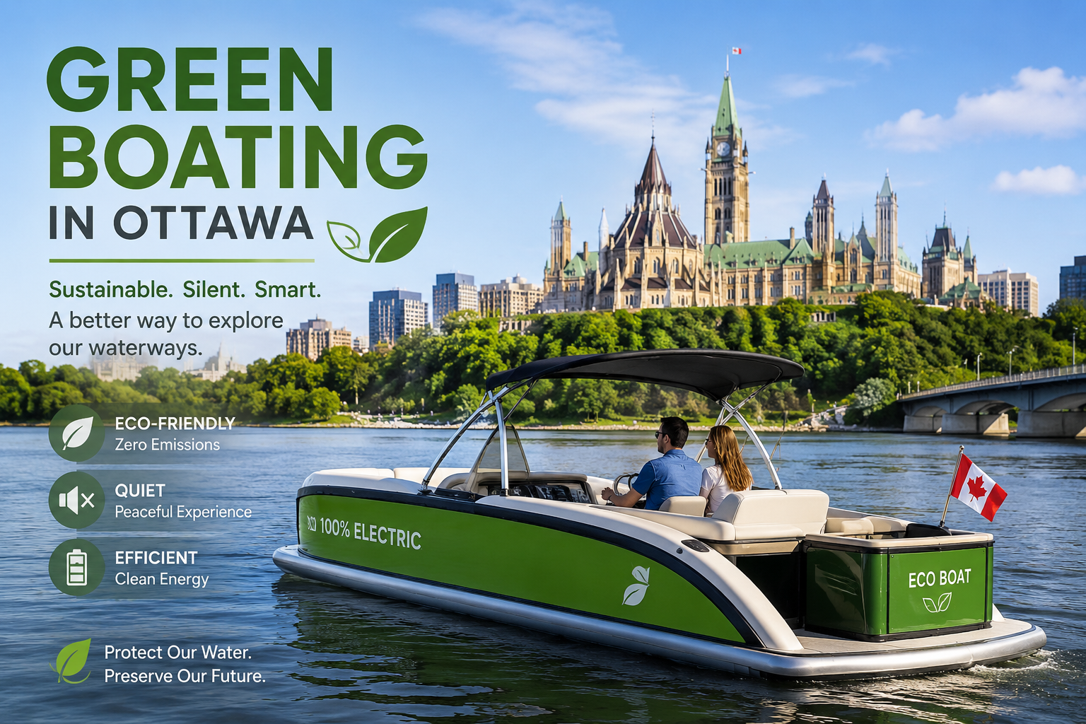 Experience Green Boating in Ottawa with Eco-Friendly Innovations
