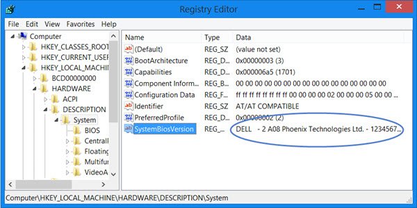 HOW TO CHECK CURRENT BIOS VERSION ON WINDOWS 10